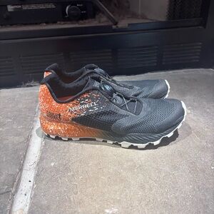 Merrell Black and Orange Trail Running Shoes